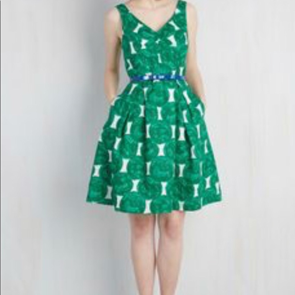 Vintage-inspired fit and flare dress from ModCloth